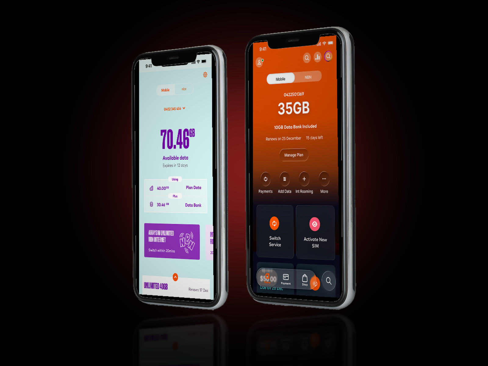 Amaysim app revamp